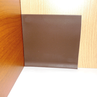 Rodapie blanco semiflex, zoclo, zócalo o rodapié PVC flexible